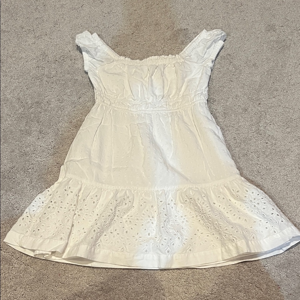 Old Navy White Eyelet Kids Dress